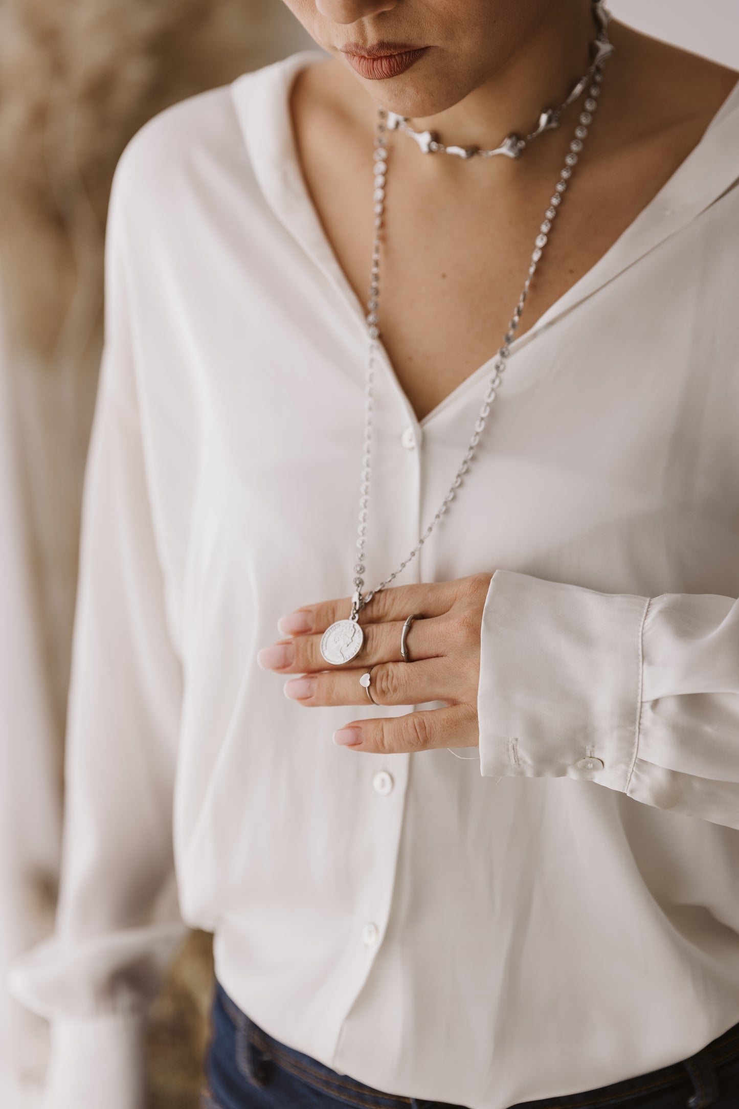 Collana Lunga Moneta