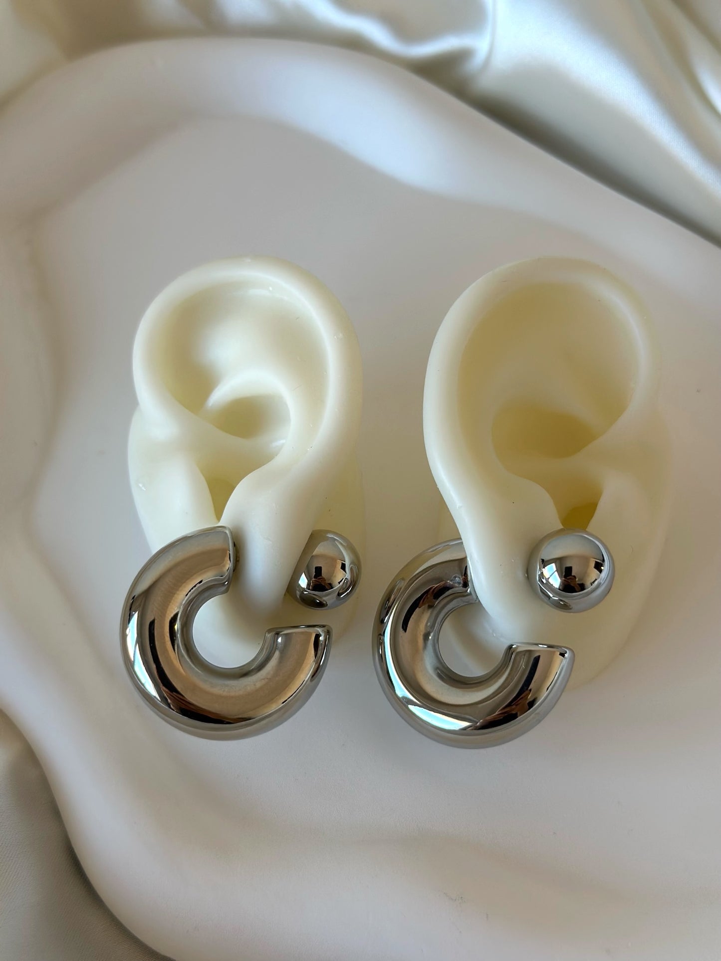 Orecchini double-face