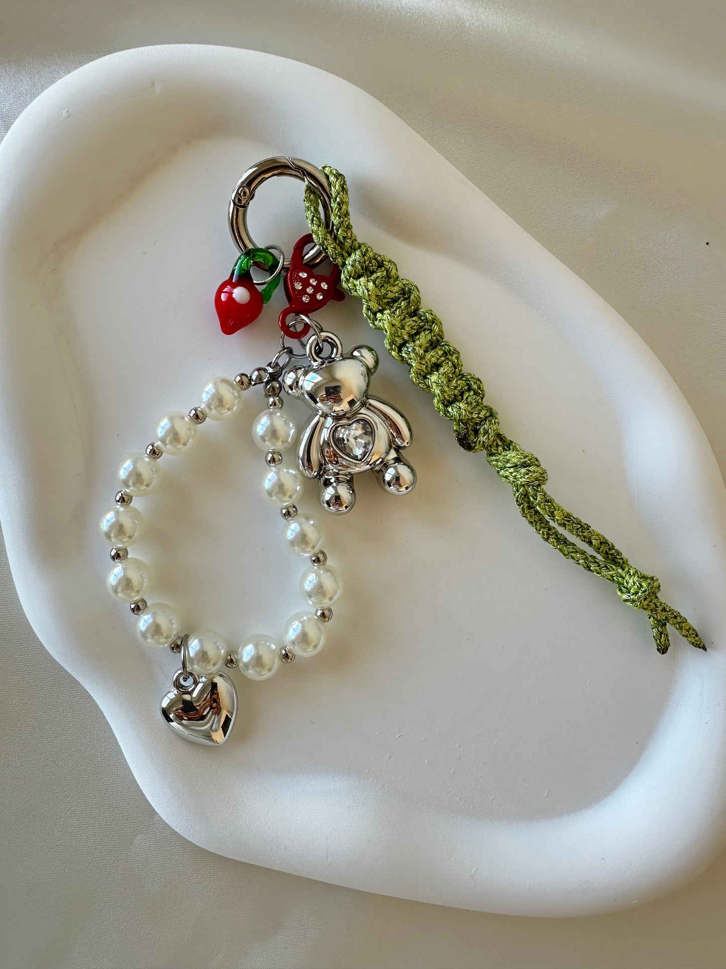 Ciondolo Teddy Argento