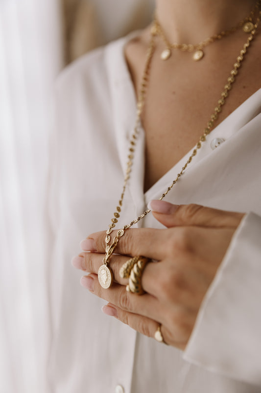Collana Lunga Moneta
