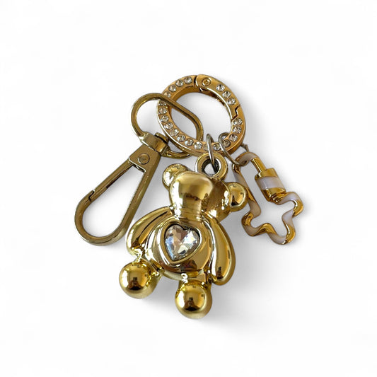 CHARM TEDDY GOLD