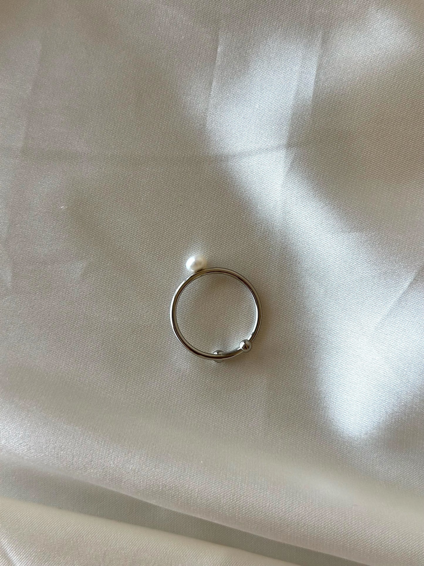 Anello Perla regolabile