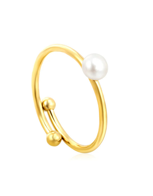 Anello Perla regolabile