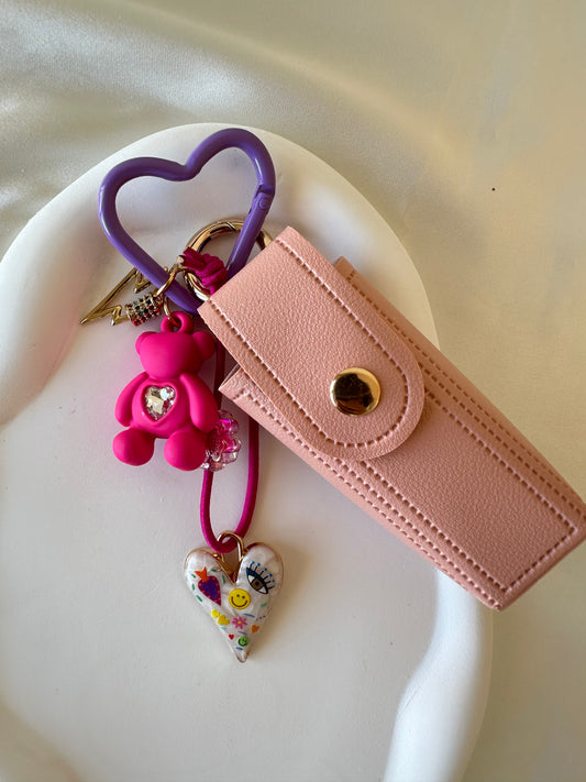 Ciondolo Teddy Rosa