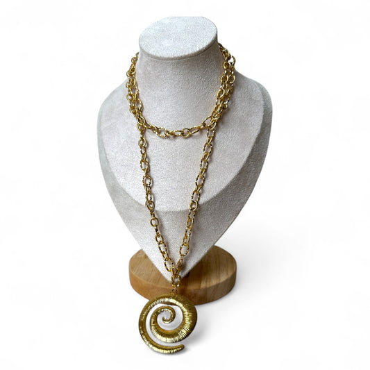 Collana Lunga con Aspirale